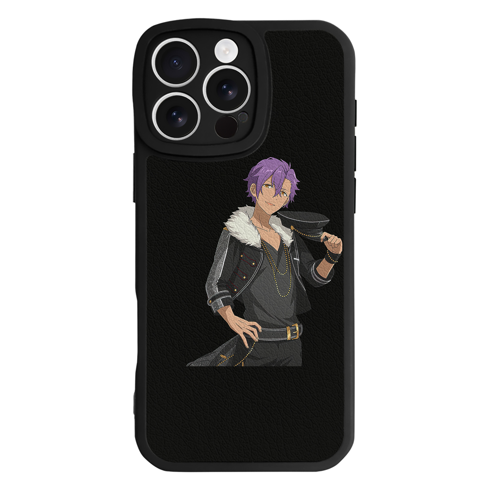 （画像用） あんさんぶるスターズ! Ensemble Stars 【iPhone 16シリーズ対応】シリコンスマホケース（レザー調） 材質：シリコン